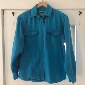 Wrangler Women’s Button Down Collar Shirt Small